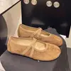 Zapatos Birkenstock Mary Jane retro de suela plana con puntera dividida sintética para mujer, nuevos mocasines estilo ballet de otoño 2026 para la noche