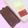 Fornecimento direto da fábrica de molde de bloco de chocolate de silicone de página inteira molde de silicone para assar faça você mesmo resistente a altas temperaturas fácil de limpar