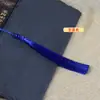 Franja de Borla de Seda de Gelo de Ponta Fechada de 13cm Sachet para Hanfu Bolsa de Fragrância Acessório Decoração de Roupa Pingente de Borla