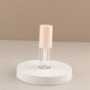 Em estoque Material de envoltório de esmalte labial curto redondo Tubo transparente Brilho labial corporal Tubo de mel labial Tubo de óleo labial Tubo de escova grande Tubo de líquido de reparo