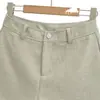 Shorts básicos casuales de línea A de pierna ancha para mujer, pantalones casuales versátiles simples para el trayecto de verano, pantalones rectos de color liso para verano