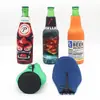 Portabotellas de Neopreno Eva con Cremallera y Fondo para Cerveza, Champán, Vino, Bolsa de Hielo con Cordón, Portátil para Uso en Exteriores