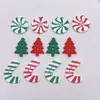 Botones de Madera de Navidad, Dulces, Bastones de Caramelo, Botones de Árbol de Navidad, Accesorios Hechos a Mano, Decoraciones Navideñas, Accesorios para Ropa
