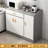Aparador de cozinha integrado de parede com grande capacidade e portas para armazenamento e organização, adequado para sala de jantar, sala de estar e como armário de chá