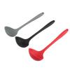 Espátula de Silicona Cuidadosamente Seleccionada con Mango Largo, Sartén Antiadherente, Espátula, Cucharón para Sopa para Olla Caliente Resistente a Altas Temperaturas, Utensilios de Cocina
