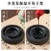 Tinta para Piedra de Tinta Caliente Humectante de Doble Anillo con Tapa Cartucho de Tinta Depósito de Tinta Piedra de Tinta Creativa Shexi Piedra de Tinta Especial para Caligrafía Onda de Agua Piedra de Tinta Original