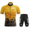 2022 Comercio Electrónico Transfronterizo Strava Tour de Francia Maillot de Ciclismo de Manga Corta Traje Transpirable que Absorbe la Humedad Maillot de Ciclismo para Eventos
