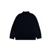 Suéter Polo Casual para Hombre, Ajuste Holgado Simple, Estilo Perezoso, Cuello Solapa Ropa de Punto para Hombre, Ropa para Hombre Estilo Old Money
