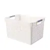 Cesta de Almacenamiento para Snacks y Miscelánea, Cesta de Almacenamiento de Plástico para el Hogar, Caja de Almacenamiento para Gabinete de Cocina, Caja Organizadora de Ropa para Armario de Dormitorio