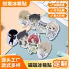 Série animada Conan filme geladeira atacado criativo fofo desenho animado acrílico magnético ímãs de geladeira personalizado