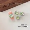 K9 Oliva Nobre Bandeja Sem Fundo Empilhada Decorações de Unhas com Strass Flash Ardente Verde Fruta Doce de Rocha Quadrado Gordo Ovo de Pombo Bola de Strass Decoração de Unhas