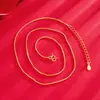 Collar Colgante de Oro Aluvial Verano para Mujer Cadena Clavicular de Nicho de Alta Gama Accesorios de Cobre Yiwu Cadena de Oro de Imitación