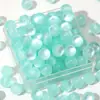 Cuentas redondas de resina con purpurina imitación ojo de gato de 10 mm, cuentas sueltas para pulseras, collares y accesorios de joyería hechos a mano para DIY
