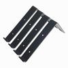 Prateleira de Parede Suporte L Metal Rack de Armazenamento Divisória Suporte de Ferro em Z Suporte de Barra Reta Armazenamento Montado na Parede