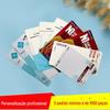 Cartões Blister Coloridos de Alto Peso Podem Ser Usados como Suporte, Etiquetas de Papel Revestido com Furo Redondo para Pendurar, Cartões de Saudação, Cartolina Colorida para Montagem