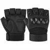 Nuevos guantes tácticos de medio dedo de ultra fibra transfronterizos para deportes al aire libre, antideslizantes, resistentes al desgaste, guantes protectores, guantes de ciclismo al por mayor