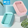 Jabonera de Drenaje de Doble Capa Camelia para Baño, Simple y Práctica, Soporte de Jabón Ligero sin Tapa, Envío Gratis