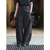Pantalones Lou Fu Spring New Paris Old Money Style Machete Profile, holgados, de cintura alta, adelgazantes, para mujer