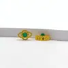 Prata S925 Banhada Tamanho Pequeno Diamante Jade Cabaça Acessórios Pulseira Colar Fio DIY Contas Artesanais Produto Semi-Acabado