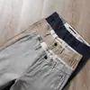 Calça Masculina de Linho 100% Verão Fina Cinza Claro Respirável Clássica Versátil High-End Business Reta Solta Casual