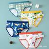 Calzoncillos de Algodón con Estampado de Dibujos Animados para Niños Ropa Interior Popular Transfronteriza para Niños Venta al por Mayor Ropa Interior para Niños Pequeños y Medianos Venta al por Mayor