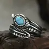 Moda de nicho ins trendy japonesa y coreana Anillo de acero de titanio con apertura de pluma Takahashi Wulang anillo retro de personalidad masculina venta al por mayor