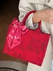 Bolsa de Casamento Transfronteiriça, Bolsa de Grande Capacidade, Nicho Feminino, Bolsa Vermelha de Mão para Envelopes Vermelhos, Bolsa Nupcial que Pode Ser Usada Diariamente