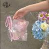 Bolsa Transparente de Acrílico Caja para Arreglo Floral Flores Secas Inmortales Bolsa Floral DIY Caja de Empaque para Regalo de Flores del Día de San Valentín