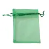 Sacos de Rede Atacado Sacos de Organza Cor Sólida Casamento Doce Sacos com Cordão Embalagem para Cosméticos Presentes Joias Sacos de Rede