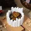 Caixa de armazenamento de desmagnetização de aglomerado de cristal de gesso pedra de incenso expansível de cristal pedra de incenso sem fogo porta-velas decoração de casa ornamentos de fragrância