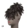 Pelucas Europeas y Americanas al por Mayor de Fábrica para Mujeres, Nuevas Extensiones de Cabello Europeas y Americanas Esponjosas y Voluminosas con Flequillo, Extensiones de Cabello Afro Pequeño Rizado