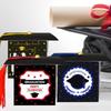 Nueva Caja de Papel para Gorro de Graduación Empaque para Fiesta de Celebración de Graduación Caja de Regalo Gorro de Maestro Bronceado Gorro de Doctor Caja de Dulces