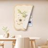Pintura Decorativa de Ruyi de Caqui para Caja de Medidor Magnética Panel Vertical Estilo Crema para Cubrir Cajas de Corriente Fuerte y Débil