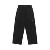 Calça casual versátil e moderna de corte solto para 2026 para homens e mulheres, estilo americano, corte regular, com um design único para casais