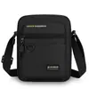 Bolsa transversal masculina nova transfronteiriça simples para o dia a dia business casual pequena quadrada moderna fashion resistente ao desgaste para uso externo de ombro único