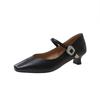 Zapatos Planos de Piel de Flor de Alta Gama Estilo Chanel para Mujer, Nuevos de Primavera/Verano 2026 Zapatos de Piel Genuina de Nicho para Mujer