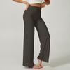 Calça Casual Feminina para Comércio Exterior Europeu e Americano, Calça Reta Emagrecedora, Roupa para Yoga Fitness, Calça de Yoga Esportiva de Perna Larga