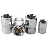 Herramienta de atornillar de vaso hexagonal exterior tipo flor de ciruelo tipo E de 1/4 pulgada 3/8 pequeño volador 1/2 gran volador tipo estrella de 6 pétalos