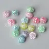 Cuentas redondas corazón de melocotón estrella de cinco puntas color perla de imitación accesorios para ropa y cabello material de bricolaje accesorios para joyería hecha a mano cuentas sueltas