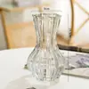 Jarrón de Vidrio Creativo con Cabeza de Ajo Florero Transparente para el Hogar Arreglo Floral Cultivo de Flores Acuáticas Bambú Rico Rosa Hidroponía
