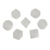 Amazon Transfronterizo Cristal Blanco Sintético Poliédrico Juego de Mesa Dnd Dungeons and Dragons Dados Z01 Set Mate