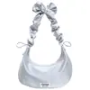 2026 Bolso Nube Grueso Plegado Bolso Plata Dopamina Bolso Cruzado de Gran Capacidad Bolso Dumpling Bolso Nube para Mujer