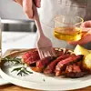 Espátula de silicona de una pieza, esparcidor de mantequilla, cuchillo para mezclar crema, brocha para aceite, brocha para barbacoa, espátula para hornear, juego de cuatro piezas