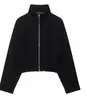 Ropa europea y americana para mujer transfronteriza, popular chaqueta de aviador de moda estilo francés en AliExpress