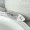 Pinza de Pato de Forma Ovalada Nueva Estilo Coreano con Pedrería y Letra, Color de Verano, Pinza Elegante de Gama Alta para Flequillo, Pinza Lateral Linda para Niña