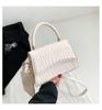 Bolso de alta gama para mujer 2024 primavera nueva moda patrón cocodrilo pequeño bolso cuadrado versátil bolso de hombro bandolera bolso de madre