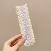 Diadema Mágica de Velcro Dulce para Niñas, Pinza para el Cabello con Fleco Linda, Accesorio para el Cabello Diadema de Encaje de Princesa de Ala Ancha