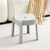 Bancos Domésticos Nórdicos, Plástico Engrosado, Bancos Apilables para Mesa de Comedor, Bancos Molino de Viento, Bancos Redondos Altos de Repuesto, Bancos de Plástico