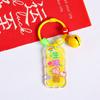 Creative Dragon Year Acrílico Bênção Cartão de Idioma Dragon Year Key Chain Pingente Car Bag Ano Novo Key Chain Gift