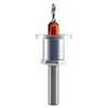 Broca para Madera con Avellanador con Limitador Avellanador Aleación de Cabeza Broca Cónica para Agujero Broca Escalonada para Carpintería Instalación de Tornillos